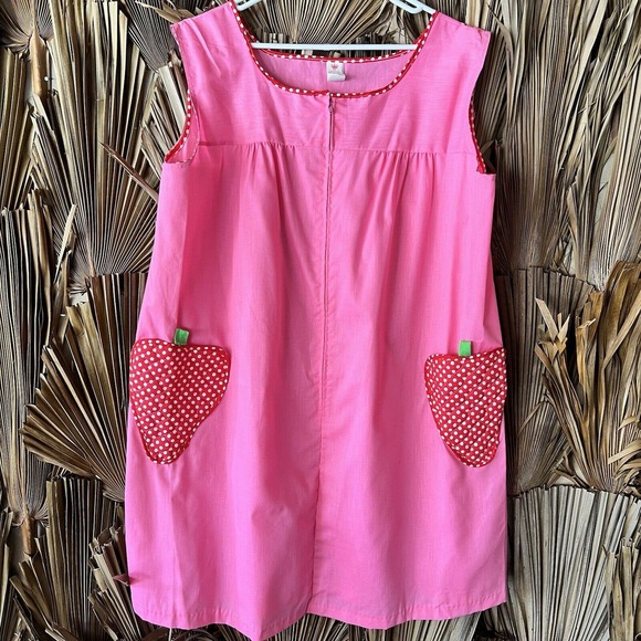 Vintage Pink Strawberry House Dress size 2XL - Picture 2 of 7
